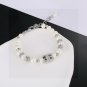 Dainty Faux Pearl Link Chain Bracelet Wedding Party Gift (190)