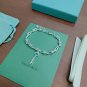 Dainty Faux Pearl Link Chain Bracelet Wedding Party Gift (192)
