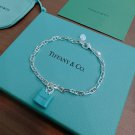 Dainty Faux Pearl Link Chain Bracelet Wedding Party Gift (193)