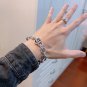 Dainty Faux Pearl Link Chain Bracelet Wedding Party Gift (197)