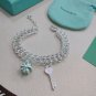 Dainty Faux Pearl Link Chain Bracelet Wedding Party Gift (225)