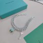 Dainty Faux Pearl Link Chain Bracelet Wedding Party Gift (225)