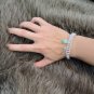 Dainty Faux Pearl Link Chain Bracelet Wedding Party Gift (225)