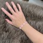 Dainty Faux Pearl Link Chain Bracelet Wedding Party Gift (227)