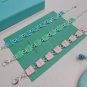 Dainty Faux Pearl Link Chain Bracelet Wedding Party Gift (228)