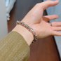 Dainty Faux Pearl Link Chain Bracelet Wedding Party Gift (235)