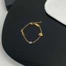 Dainty Faux Pearl Link Chain Bracelet Wedding Party Gift (239)
