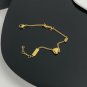 Dainty Faux Pearl Link Chain Bracelet Wedding Party Gift (239)