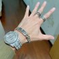 Dainty Faux Pearl Link Chain Bracelet Wedding Party Gift (245)