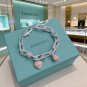 Dainty Faux Pearl Link Chain Bracelet Wedding Party Gift (252)