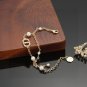 Dainty Faux Pearl Link Chain Bracelet Wedding Party Gift (261)