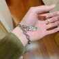 Dainty Faux Pearl Link Chain Bracelet Wedding Party Gift (277)