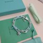 Dainty Faux Pearl Link Chain Bracelet Wedding Party Gift (296)