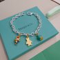 Dainty Faux Pearl Link Chain Bracelet Wedding Party Gift (301)