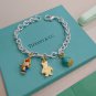 Dainty Faux Pearl Link Chain Bracelet Wedding Party Gift (301)