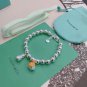 Dainty Faux Pearl Link Chain Bracelet Wedding Party Gift (303)