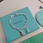 Dainty Faux Pearl Link Chain Bracelet Wedding Party Gift (305)