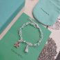 Dainty Faux Pearl Link Chain Bracelet Wedding Party Gift (305)