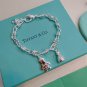 Dainty Faux Pearl Link Chain Bracelet Wedding Party Gift (305)