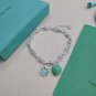 Dainty Faux Pearl Link Chain Bracelet Wedding Party Gift (306)