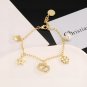 Dainty Faux Pearl Link Chain Bracelet Wedding Party Gift (310)