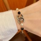 Dainty Faux Pearl Link Chain Bracelet Wedding Party Gift (311)
