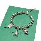 Dainty Faux Pearl Link Chain Bracelet Wedding Party Gift (317)