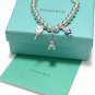 Dainty Faux Pearl Link Chain Bracelet Wedding Party Gift (317)