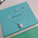 Dainty Faux Pearl Link Chain Bracelet Wedding Party Gift (345)