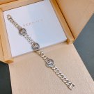Dainty Faux Pearl Link Chain Bracelet Wedding Party Gift (350)