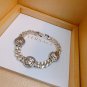 Dainty Faux Pearl Link Chain Bracelet Wedding Party Gift (350)