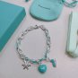 Dainty Faux Pearl Link Chain Bracelet Wedding Party Gift (357)