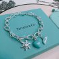 Dainty Faux Pearl Link Chain Bracelet Wedding Party Gift (357)