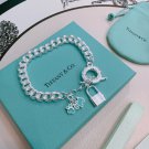 Dainty Faux Pearl Link Chain Bracelet Wedding Party Gift (358)