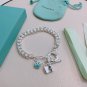 Dainty Faux Pearl Link Chain Bracelet Wedding Party Gift (358)