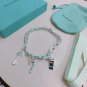 Dainty Faux Pearl Link Chain Bracelet Wedding Party Gift (359)
