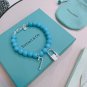 Dainty Faux Pearl Link Chain Bracelet Wedding Party Gift (361)