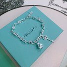 Dainty Faux Pearl Link Chain Bracelet Wedding Party Gift (364)