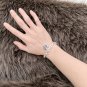 Dainty Faux Pearl Link Chain Bracelet Wedding Party Gift (368)