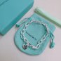 Dainty Faux Pearl Link Chain Bracelet Wedding Party Gift (370)