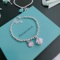 Dainty Faux Pearl Link Chain Bracelet Wedding Party Gift (371)