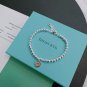 Dainty Faux Pearl Link Chain Bracelet Wedding Party Gift (373)