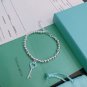 Dainty Faux Pearl Link Chain Bracelet Wedding Party Gift (373)