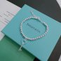 Dainty Faux Pearl Link Chain Bracelet Wedding Party Gift (373)