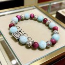 Dainty Faux Pearl Link Chain Bracelet Wedding Party Gift (377)