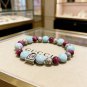 Dainty Faux Pearl Link Chain Bracelet Wedding Party Gift (377)