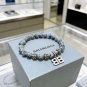 Dainty Faux Pearl Link Chain Bracelet Wedding Party Gift (387)