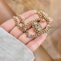 Dainty Faux Pearl Link Chain Bracelet Wedding Party Gift (391)