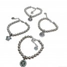 Dainty Faux Pearl Link Chain Bracelet Wedding Party Gift (393)
