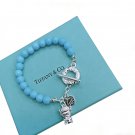 Dainty Faux Pearl Link Chain Bracelet Wedding Party Gift (393)